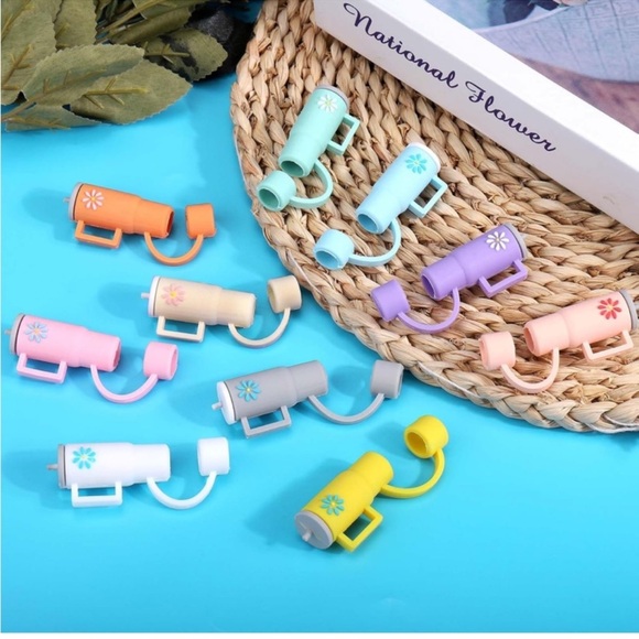 Pack of 5pcs Stanley inspired Straw Cover - Fits 9-10 mm Stanley Straw! - Picture 1 of 8
